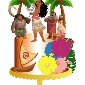Arquivo Corte Topo Moana Modelo Sofia