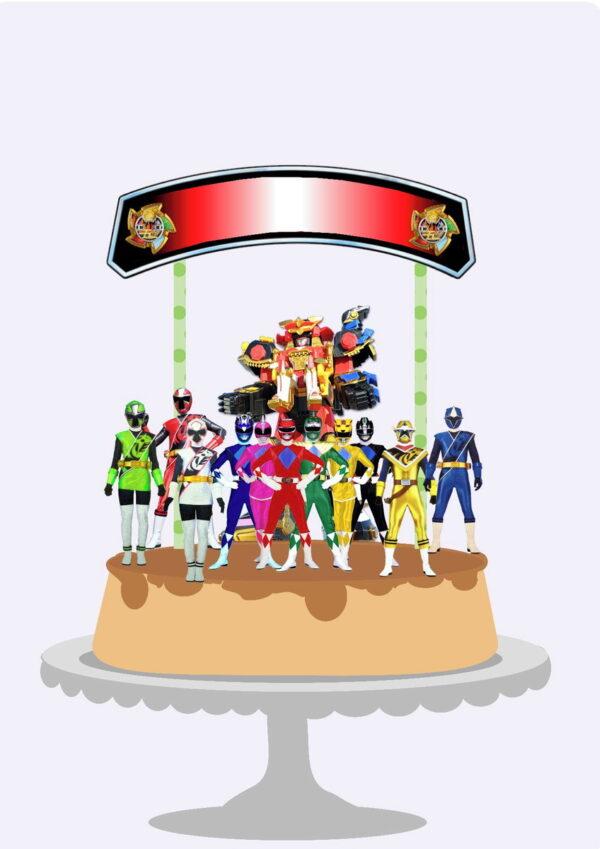 Arquivo Corte - topo power Ranger -STUDIO