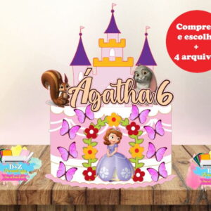 Arquivo Corte - Topo Princesa Sofia 5 -cod-802
