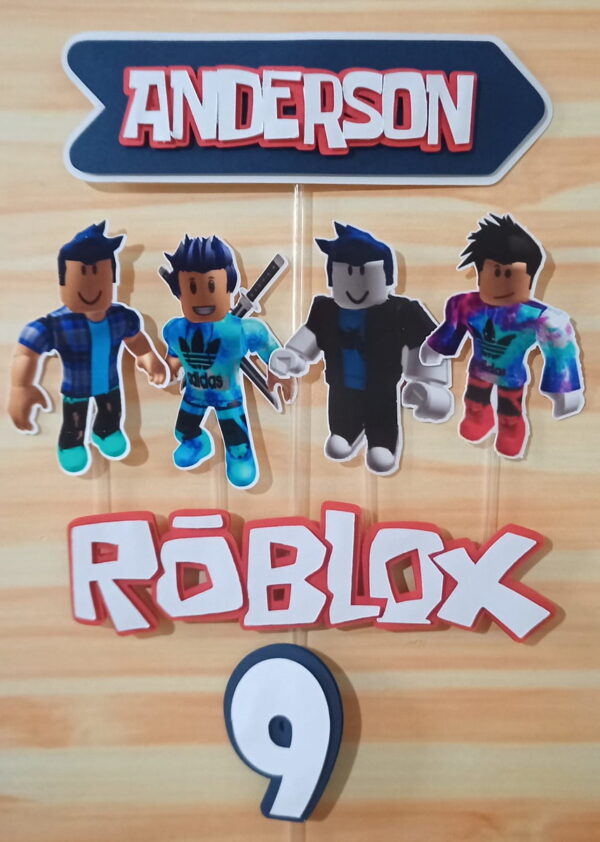 Arquivo Corte - Topo Roblox 1 -cod-434 - Imagem 2