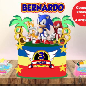 Arquivo Corte - Topo Sonic 2-COD-327
