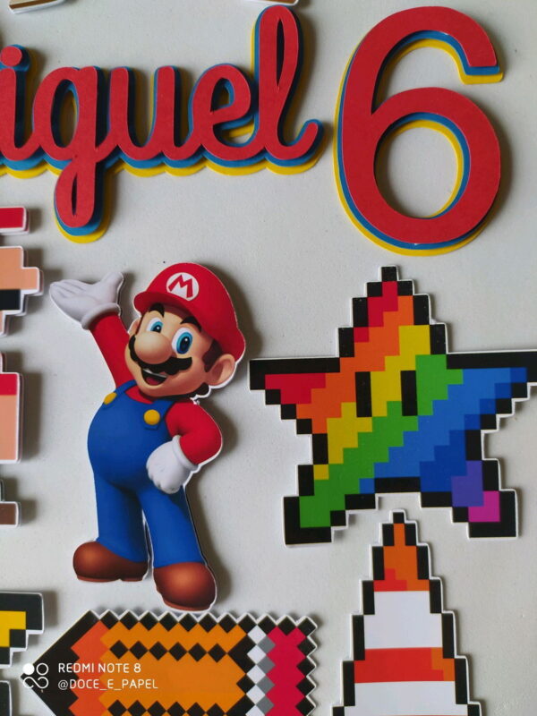 Arquivo corte topo super Mário Star+edição de nome - Image 3
