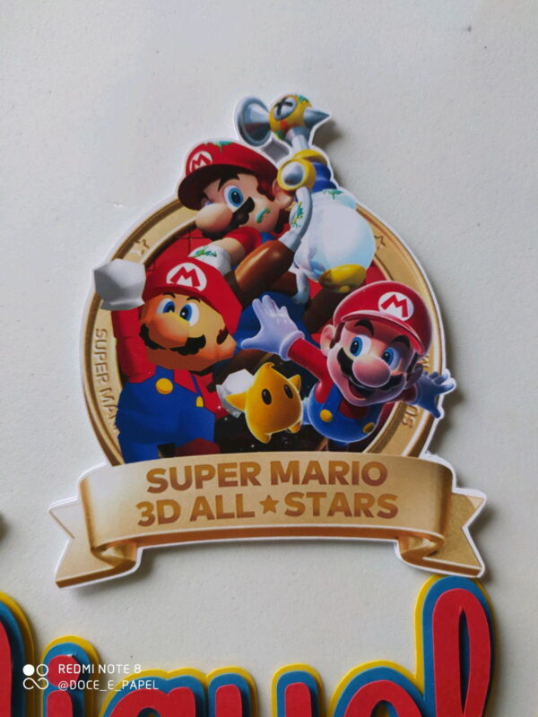 Arquivo corte topo super Mário Star+ brinde - Image 2
