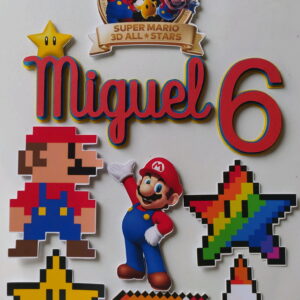 Arquivo corte topo super Mário Star+ brinde