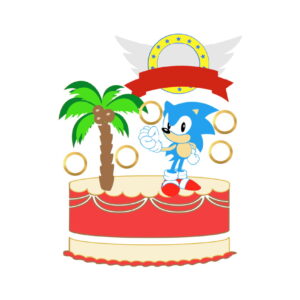 Kit com 5 arquivos de corte: 01-SONIC (100% EM CAMADAS)