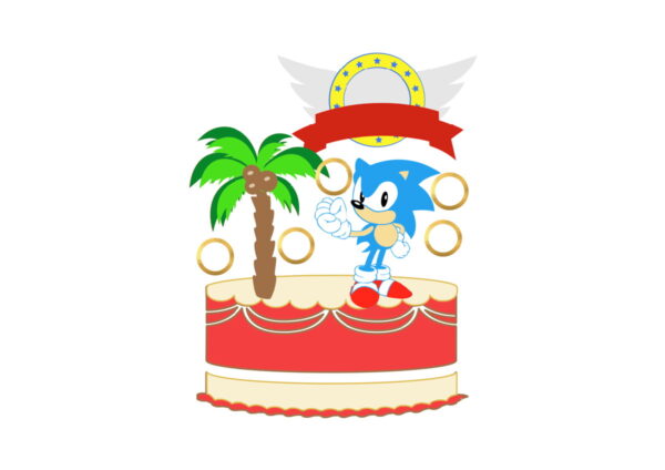 Kit com 5 arquivos de corte: 01-SONIC (100% EM CAMADAS)