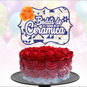 Kit com 5 arquivos de corte 04-BODAS DE CERAMICA