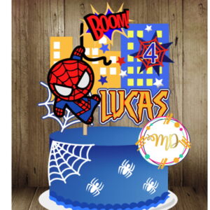 Kit com 5 arquivos de corte:05-HOMEM ARANHA TOPO CAMADAS