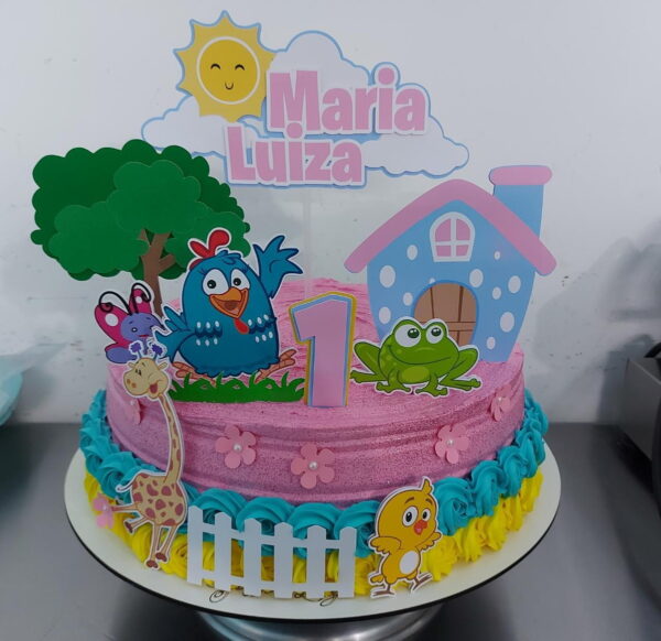 Kit com 5 arquivos de corte 13-GALINHA PINTADINHA EM CAMADAS - Image 2