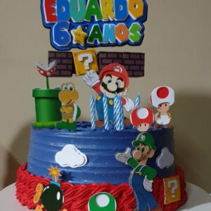 Kit com 5 arquivos de corte 13-SUPER MARIO TOPO EM CAMADAS