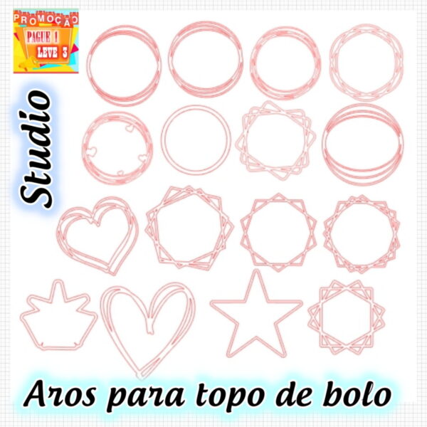 Arquivo De Corte Aro Para Topo De Bolo
