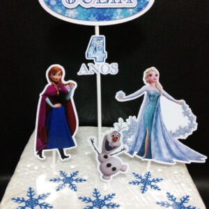 Arquivo de Corte Arte Topo p/ Bolo Frozen