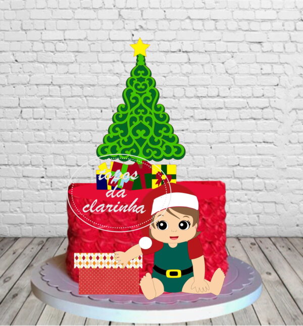 Arquivo de Corte Bebe Natal em Camada