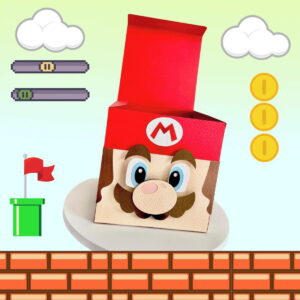 Arquivo de Corte Caixa Cubo Super Mario