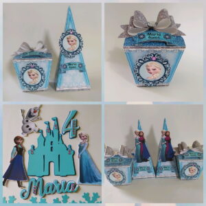 Arquivo de corte Caixa Frozen+4arquivos