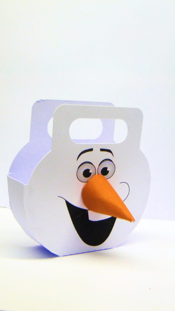 Arquivo de corte caixa Olaf frozen -007