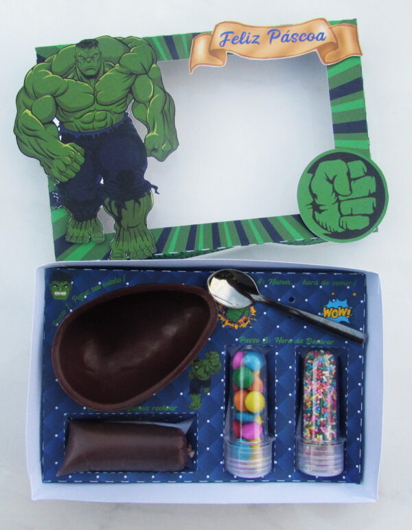 Arquivo de corte caixa ovo de colher Hulk 102 - Image 3