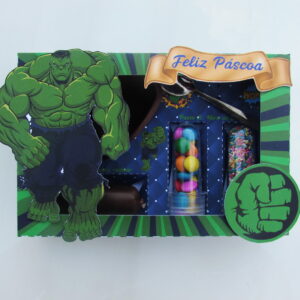 Arquivo de corte caixa ovo de colher Hulk 102