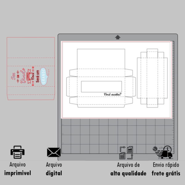 Arquivo de Corte Caixa Prestigio - Imagem 2