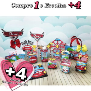 Arquivo de Corte Carros Disney 001 - Studio, Png e pdf
