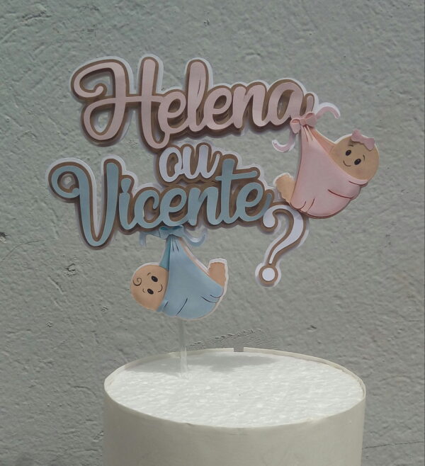 Arquivo de Corte Chá de Bebê Revelação