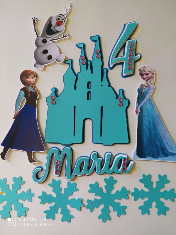 Arquivo De corte topo Frozen +brinde