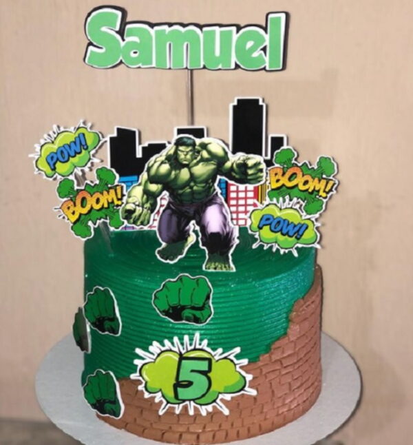 arquivo de corte combo 5 topos homen aranha /capitão/ hulk - Imagem 5