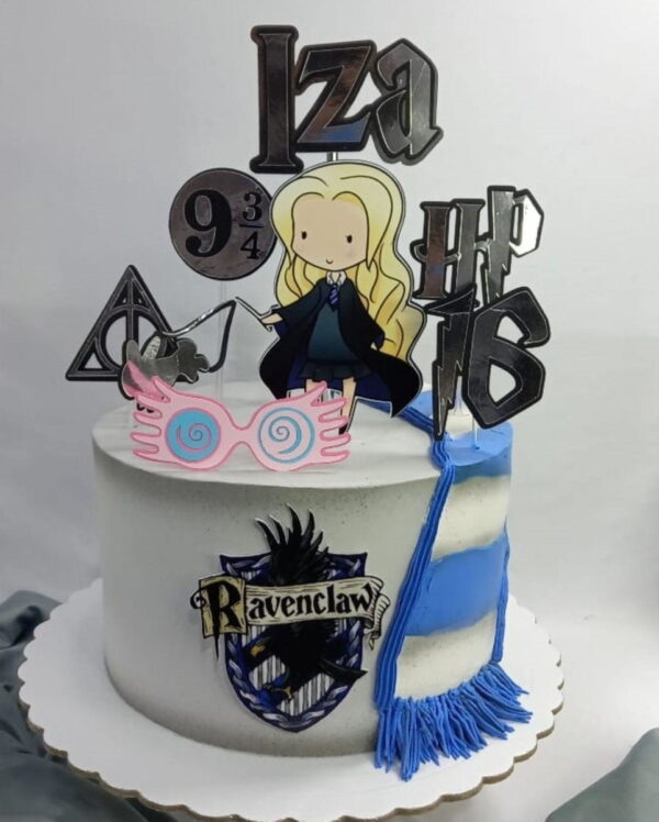 Arquivo de Corte de Topo de Bolo Luna Ravenclaw #609