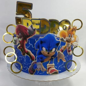 Arquivo de Corte de Topo de Bolo Sonic #646
