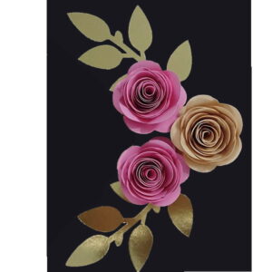 Arquivo de Corte Digital Flor com folha 1 + BRINDE