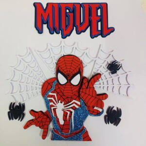 Arquivo de Corte Digital Topo Bolo Homem Aranha Spider Men