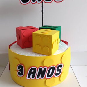 Arquivo de Corte Digital Topo de Bolo Lego Normal + brindes