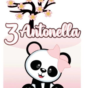 4 Arquivo de Corte Digital - Topo de Bolo Panda