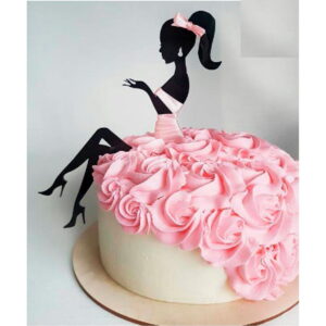 Arquivo de Corte Topo de bolo Silhueta Barbie +BRINDE
