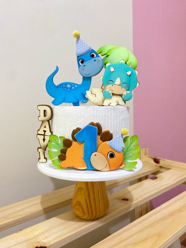 Arquivo de Corte -topo Dinossauro Cute -studio