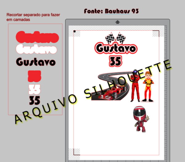 COMBO + Arquivo de Corte - Fórmula 1 / corrida - Imagem 3