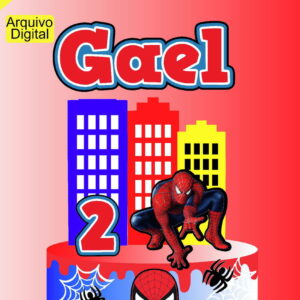 Arquivo de Corte Homem Aranha Gael - Cod076