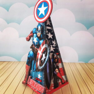 Arquivo de Corte Kit Papelaria Capitão América
