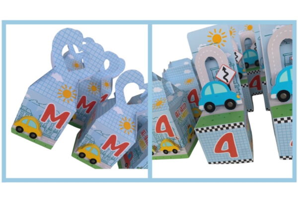 Arquivo de Corte Kit Papelaria Carrinhos