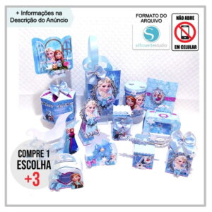 Arquivo de Corte Kit Papelaria Frozen #16