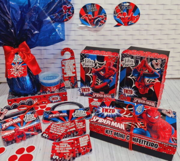 Arquivo de Corte Kit Páscoa Homem Aranha Studio pdf