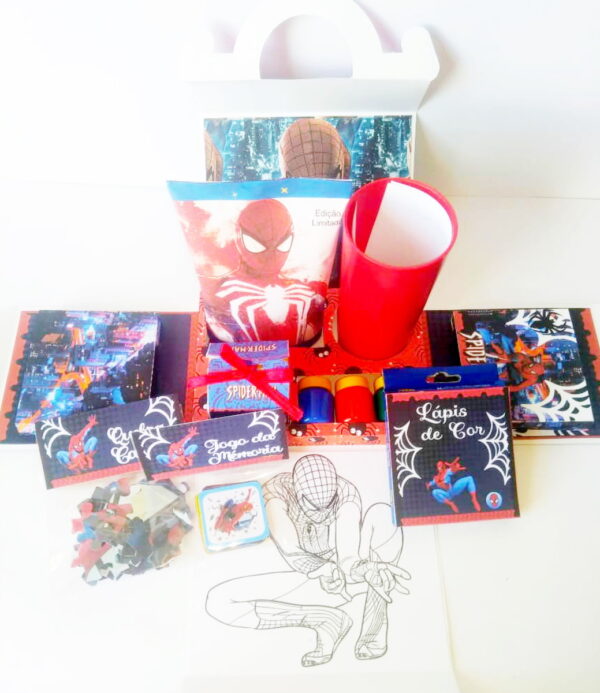 Arquivo de Corte Maleta Explosiva Homem Aranha #4436 - Imagem 3