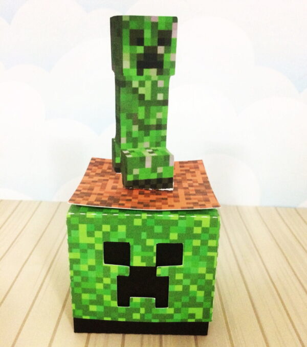 Arquivo de Corte Minecraft 02 - Studio e pdf - Imagem 4