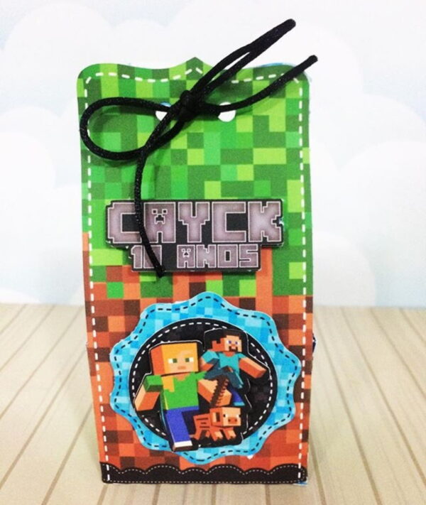 Arquivo de Corte Minecraft 02 - Studio e pdf - Imagem 2