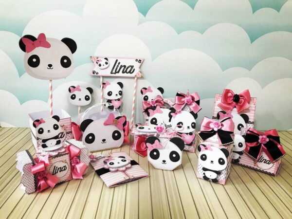 Arquivo de corte Panda Rosa - COD.: 819