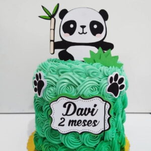 Arquivo de corte Panda - Topo de bolo