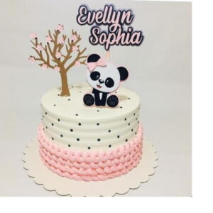 Arquivo de corte Panda - Topo de bolo