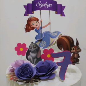 Arquivo de corte princesa Sofia+4arquivos