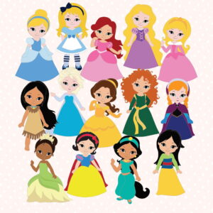 Arquivo de Corte Princesas em Camadas 5028