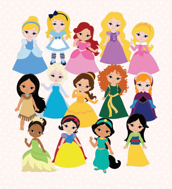 Arquivo de Corte Princesas em Camadas 5028